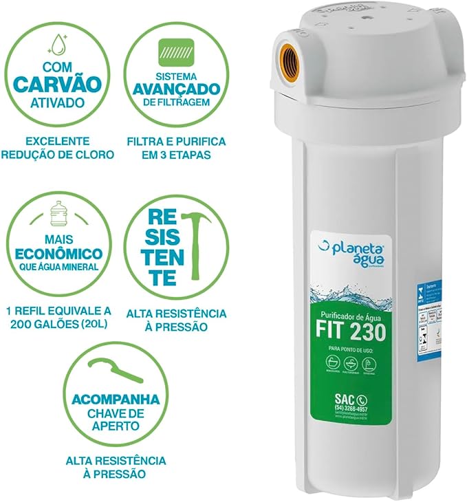FILTRO 9.3/4 FIT230 BRANCO C/REFIL 2006 3